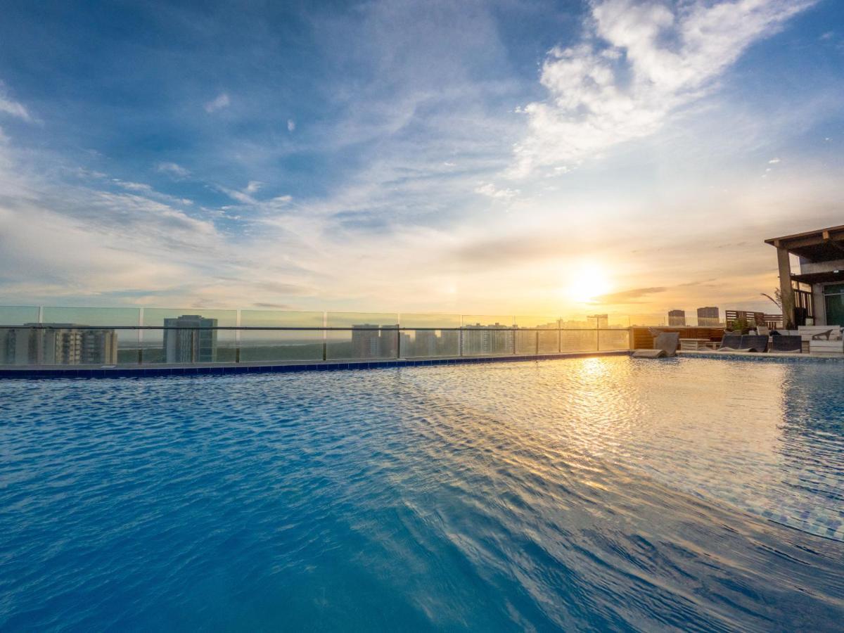 Ghl コレクション バランキージャ ホテル エクステリア 写真 Infinity pool at the rooftop of the hotel