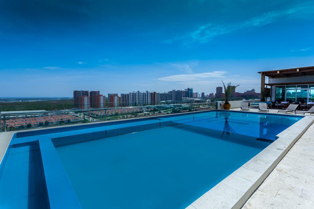 Ghl コレクション バランキージャ ホテル エクステリア 写真 View of the city from the rooftop of the hotel